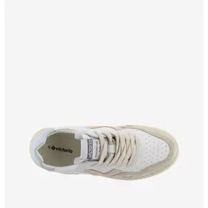 Low-top leather effect trainers Victoria image-5