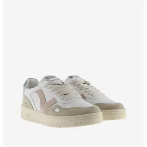 Low-top leather effect trainers Victoria image-2