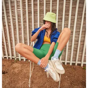 Low-top leather effect trainers Victoria image-3