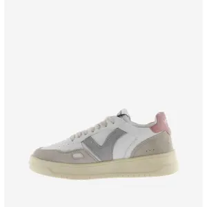 Leather effect and split leather Trainers Victoria Seúl image-3
