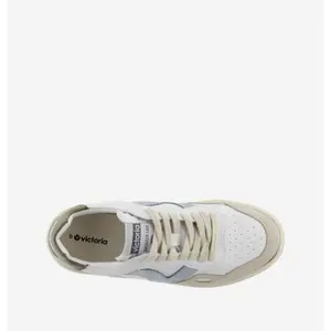 Leather effect and split leather Trainers Victoria Seúl image-3