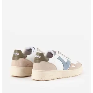 Leather effect and split leather Trainers Victoria Seúl image-4