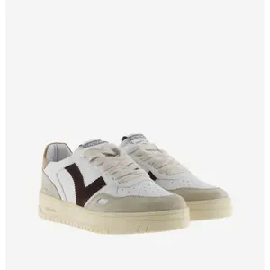 Seoul leather and suede effect sneakers Victoria image-2