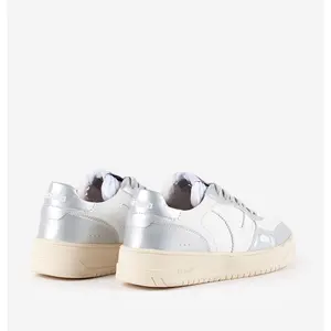 Women's leather-effect metal Trainers Victoria Seúl image-4