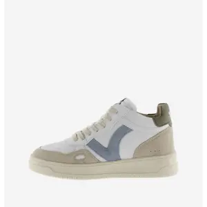 Leather effect and split leather Trainers Victoria Seúl image-2