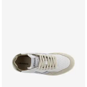 Leather effect and split leather Trainers Victoria Seúl image-3
