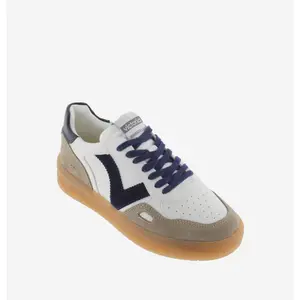 Leather and suede effect sneakers Victoria Seúl image-1