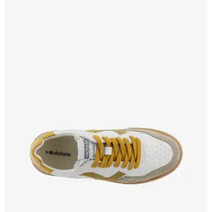 Leather and suede Trainers Victoria Seúl image-4