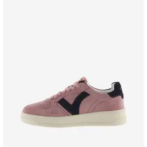 Seoul women's two-tone suede sneakers Victoria image-4
