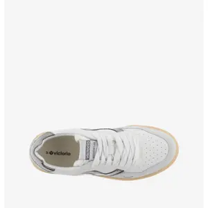 Leather and metal women's sneakers Victoria image-4