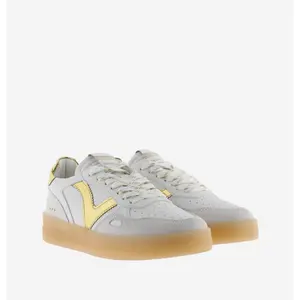 Women’s leather and suede effect trainers Victoria Seúl image-1