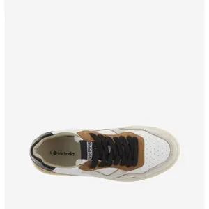 Leather and suede Trainers Victoria Seul image-3