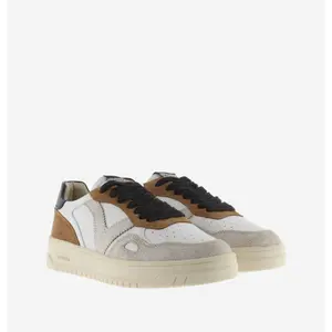 Leather and suede Trainers Victoria Seul image-2