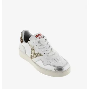 Metallic animal print trainers for women Victoria Madrid image-1