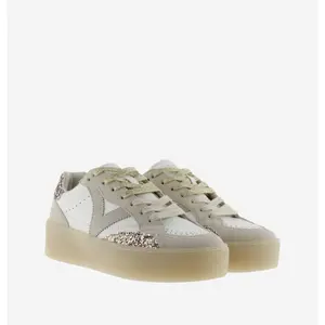Women's leather and glitter sneakers Victoria Turin