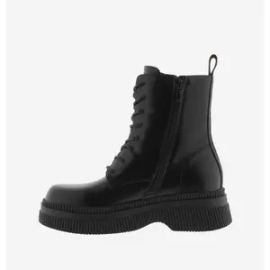 Lace-up ankle boots with a leather effect for women Victoria Dublin image-2