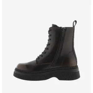 Lace-up ankle boots with a leather effect for women Victoria Dublin image-2