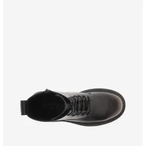 Lace-up ankle boots with a leather effect for women Victoria Dublin image-3