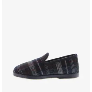 Plaid fabric slippers for women Victoria image-2