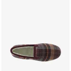 Plaid fabric slippers for women Victoria image-3