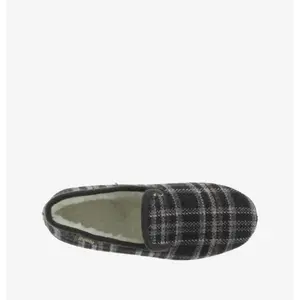 Comfortable slippers with checkered fabric and twisted sole Victoria image-3