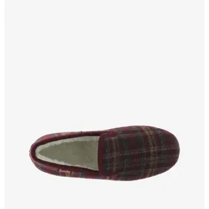 Comfortable slippers with checkered fabric and twisted sole Victoria image-3