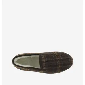Comfortable slippers with checkered fabric and twisted sole Victoria image-3