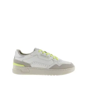 Women's retro silver detail sneakers Victoria C80 Soft Néon image-0