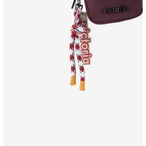 Nylon wallet with keyring for women Victoria image-3
