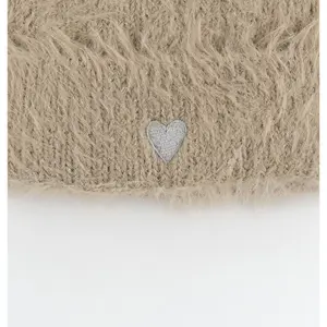 Lurex hat with heart for women Victoria image-5