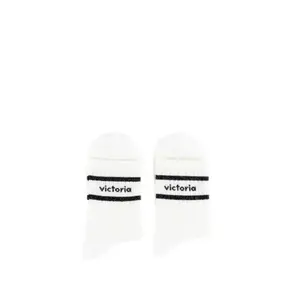 Women's lurex and cotton socks Victoria image-0