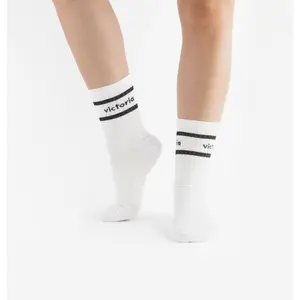 Women's lurex and cotton socks Victoria image-3