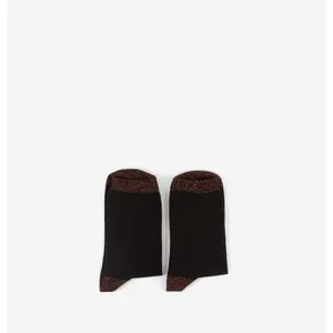Cuffed cotton socks Victoria image-1