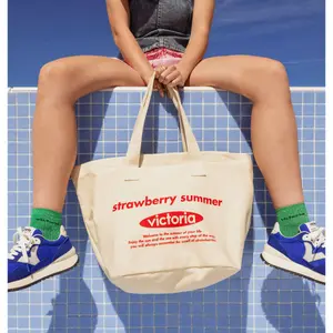 Cotton tote bag Victoria Mensaje image-5
