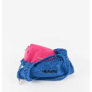 Natural fiber tote bag for women Victoria image-1