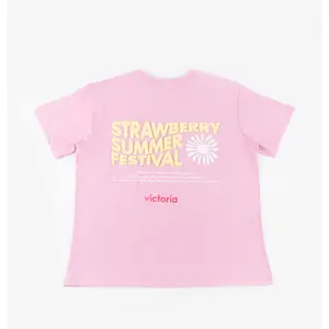 Women's T-shirt Victoria Algodon Strawberry image-3