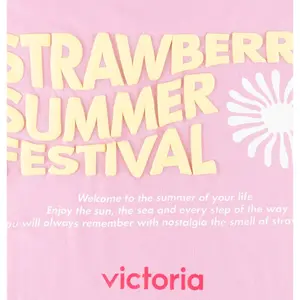 Women's T-shirt Victoria Algodon Strawberry image-5