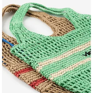 Women's raffia tote bag Victoria image-2