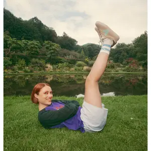 Women's cotton lurex socks Victoria image-4