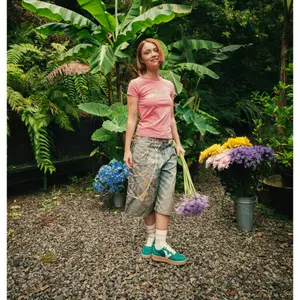 Women's cotton lurex socks Victoria image-4