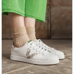 Striped lurex socks for women Victoria image-4