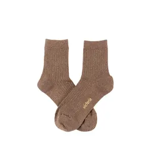 Striped lurex socks for women Victoria image-0