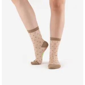 Transparent polka dot socks for women Victoria image-4