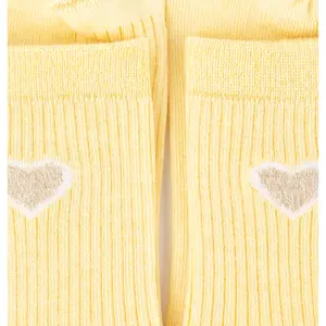 Heart pattern socks for women Victoria image-5