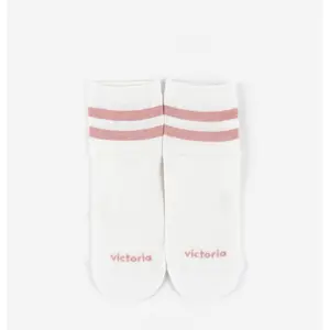Striped no-show socks for women Victoria image-2