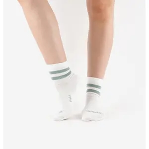 Striped no-show socks for women Victoria image-3