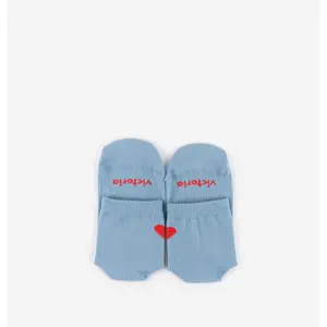 Gestreifte Baumwollsocken für Damen Victoria image-1