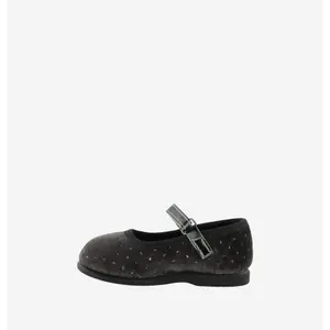 Baby girl ballerinas Victoria Mercedes Terciopelo/Lurex image-2