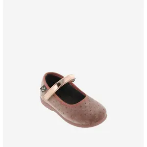 Baby girl ballerinas Victoria Mercedes Terciopelo/Lurex image-1