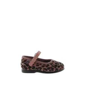 Girl's shoes Victoria alba terciopelo leopard image-0